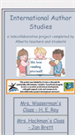 Mobile Screenshot of internationalauthorstudies.ecsd.net
