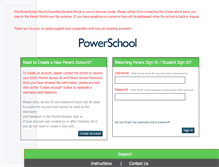 Tablet Screenshot of powerschool.ecsd.net