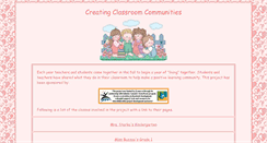 Desktop Screenshot of classroomcommunity.ecsd.net