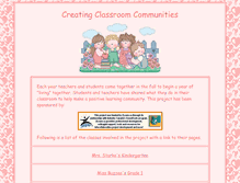 Tablet Screenshot of classroomcommunity.ecsd.net